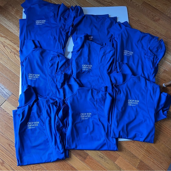 Blue Crop Risk Services polos - new - Picture 1 of 6